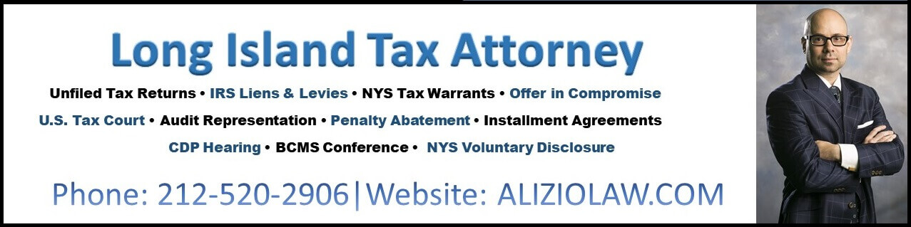 Long Island Tax Lawyer Banner
